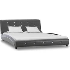 vidaXL Bed with Memory Foam Mattress 69.5cm Bettrahmen 140x200cm