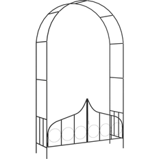 VidaXL Trellis vidaXL Garden Arch with Gate 47092 138x238cm