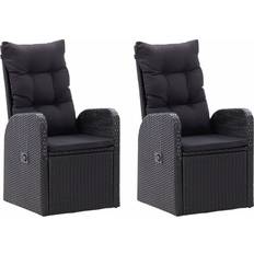 Rattan reclining chair Patio Furniture vidaXL 46065 Lounge Chair