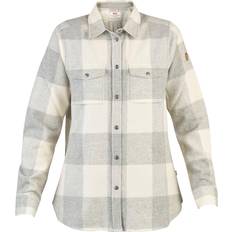 Dame Skjorter Fjällräven Canada Shirt W - Fog/Chalk White