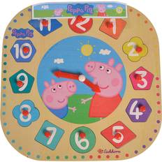 Knottepuslespill Eichhorn Peppa Pig Teaching Clock 13 Pieces