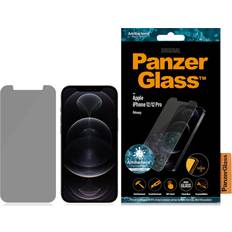 Skjermbeskyttere PanzerGlass Privacy AntiBacterial Standard Fit Screen Protector for iPhone 12/12 Pro