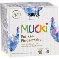 Fingerfarben Kreul Mucki Sparkle Finger Paint Fairy Dust 4x150ml