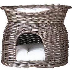 Hundebetten Haustiere Trixie Wicker Cave with Bed on Top 54x43x37cm