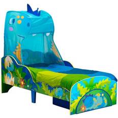 Dinosaurier Betten Worlds Apart Dinosaur Toddler Bed With Storage And Canopy 77x143cm