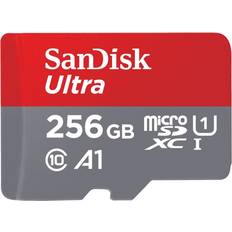 256 GB Memory Cards SanDisk Ultra microSDXC Class 10 UHS-I U1 A1 100MB/s 256GB