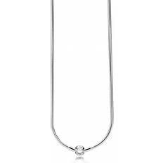 Silver Necklaces Pandora Moments Snake Chain Necklace - Silver