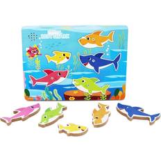 Puzzle wood Baby Shark Chunky Wood Puzzle with Music