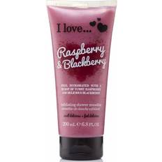 Kroppsskrubb I love... Raspberry & Blackberry Exfoliating Shower Smoothie 200ml