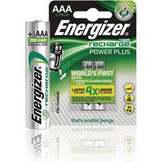 AAAA (LR61) Batterier & Ladere Energizer Rechargeable AAA Power Plus 2-pack