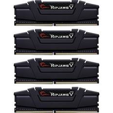 CL14 RAM Memory G.Skill Ripjaws V Black DDR4 3600MHz 4x16GB (F4-3600C14Q-64GVK)