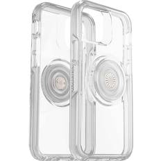Apple iPhone 12 mini Cases OtterBox Otter + Pop Symmetry Series Clear Case for iPhone 12 mini