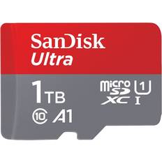 1 TB Minnekort & minnepenner SanDisk Ultra microSDXC Class 10 UHS-I U1 A1 120MB/s 1TB