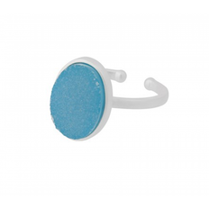Pernille Corydon Shallow Ring - Silver/Blue