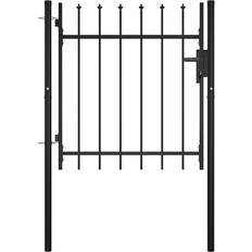VidaXL Gates vidaXL Door Fence Gate with Spear Top 39.4x49.2"