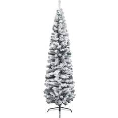 vidaXL Slim Artificial Christmas Tree 82.7"