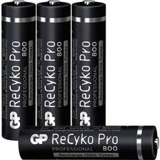 Batterier - NiMH - Oppladbare standardbatterier Batterier & Ladere GP Batteries ReCyko Pro AAA Battery 4-pack
