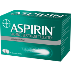 Aspirin 500mg Überzogene 80 Stk. Tablette