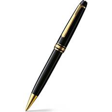 Ballpoint Pens Montblanc Meisterstück Gold Coated Ballpoint Pen Black