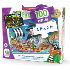 Bodenpuzzles The Learning Journey Glow in The Dark Pirate Ship Puzzle 100 Pieces