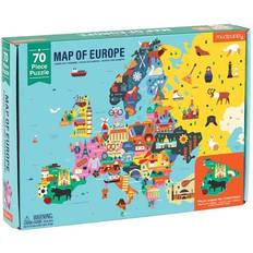 Mudpuppy Puslespill Mudpuppy Map Of Europe 70 Pieces