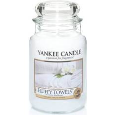 Kerzenhalter, Kerzen & Duft Yankee Candle Fluffy Towels Large Duftkerzen 623g