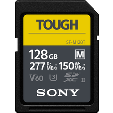 Sony 128 GB Minnekort & minnepenner Sony Tough SDXC Class 10 UHS-II U3 ​​V60 277 / 150MB / s 128GB