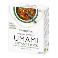 Ferdigmat Clearspring Umami Instant Miso & Vegetable Stock Paste 28g 4pakk