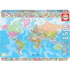Educa Political Worldmap 1500 Pieces