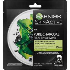 Utglattende Ansiktsmasker Garnier Skinactive Moisture Bomb Hydrating Face Sheet Mask Charcoal & Algae