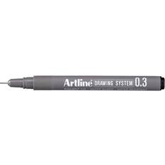 Fineliners Artline Drawing System Pen Black 0.3mm