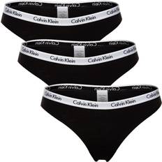Black bikini Klær Calvin Klein Carousel Bikini Briefs 3-pack - Black