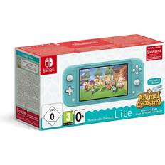 Nintendo switch lite with animal crossing Nintendo Switch Lite - Animal Crossing: New Horizons - Turquoise 2020