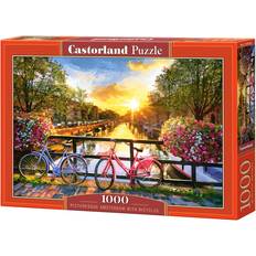 Castorland Jigsaw Puzzles Castorland Picturesque Amsterdam with Bicycles 1000 Pieces