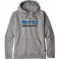 Patagonia Klær Patagonia P-6 Logo Uprisal Hoodie - Gravel Heather