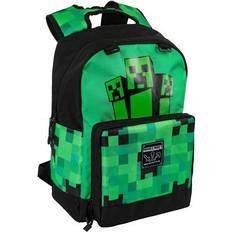 Minecraft 17" Creeper Fatigued Again Backpack - Green
