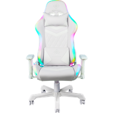 Gaming stoler Deltaco RGB Gaming Chair - White