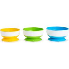 Baby Bottles & Tableware Munchkin Stay Put Suction Bowls 3-pack