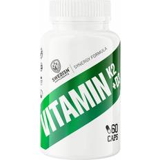 D-vitaminer Vitaminer & Mineraler Swedish Supplements Vitamin K2 + D3 60 st