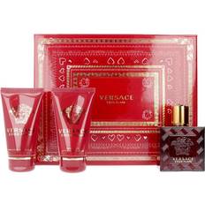 Versace Gift Boxes Versace Eros Flame Gift Set EdP 50ml + Shower Gel 50ml + After Shave Balm 50ml