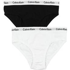 Mädchen Slips Calvin Klein Bikini Brief 2-pack - White/Black (G80G895000)