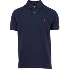 Herre - XL T-skjorter & Singleter Polo Ralph Lauren Slim Fit Mesh T-Shirt - Navy/Red
