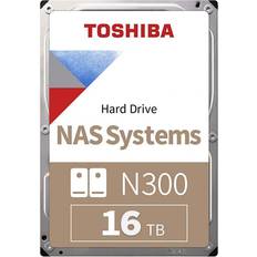 Toshiba Harddisk (HDD) Harddisker & SSD-er Toshiba N300 HDWG31GUZSVA 512MB 16TB