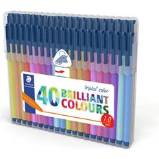 Staedtler Triplus Color 323 Triangular Fibre Tip Pen 40-pack