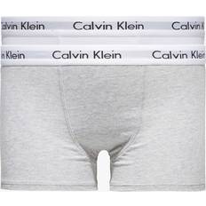 Calvin Klein Boxershorts Calvin Klein Boy's Trunks 2-pack - White/Grey Htr (B70B792000)