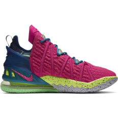 Nike LeBron 18 Los Angeles By Night - Pink Prime/Blue Void/Green Abyss/Multi-Colour