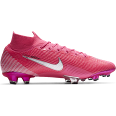 Nike Mercurial - Women Soccer Shoes Nike Mercurial Superfly 7 Elite Mbappé Rosa FG - Pink Blast/Black/White