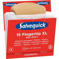 Førstehjelp Salvequick Fingertip Plaster XL 15x6-pack
