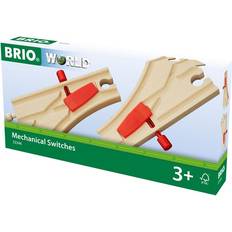 Holzspielzeug Ergänzungen für Eisenbahnen BRIO Mechanical Switches 33344