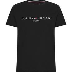 Tommy Hilfiger Herre T-skjorter Tommy Hilfiger Logo T-shirt - Jet Black